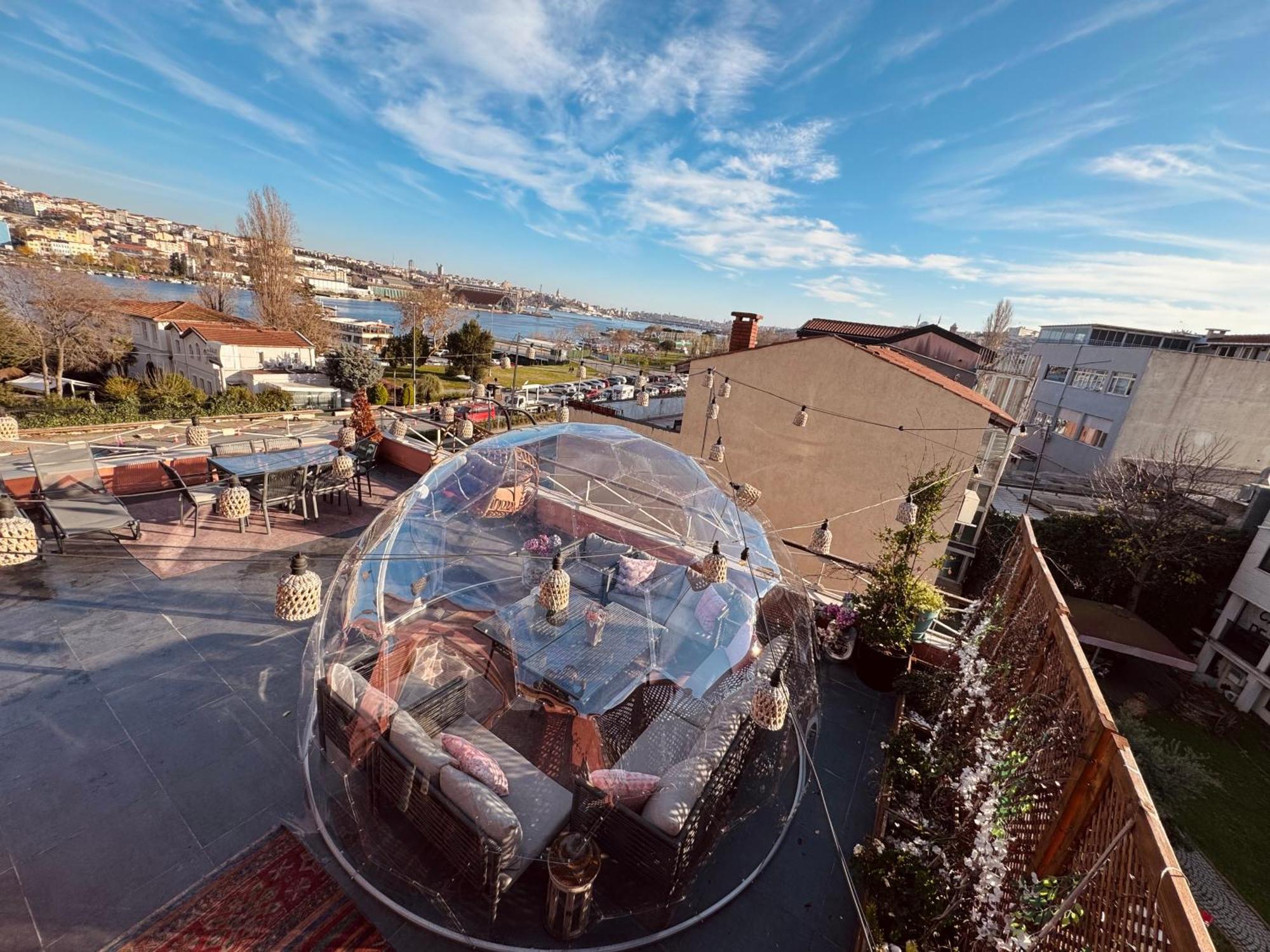 Waterfront Apartment By The Tram - Terrace With Dome & Golden Horn View In Fatih Istanbul Exteriör bild